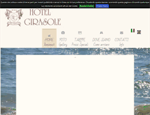 Tablet Screenshot of hotelristorantegirasole.com